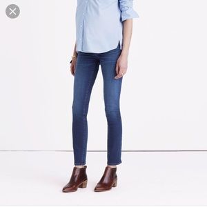 Madewell Maternity Skinny Jeans in Juliet Wash